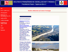 Tablet Screenshot of dfg.passau.de